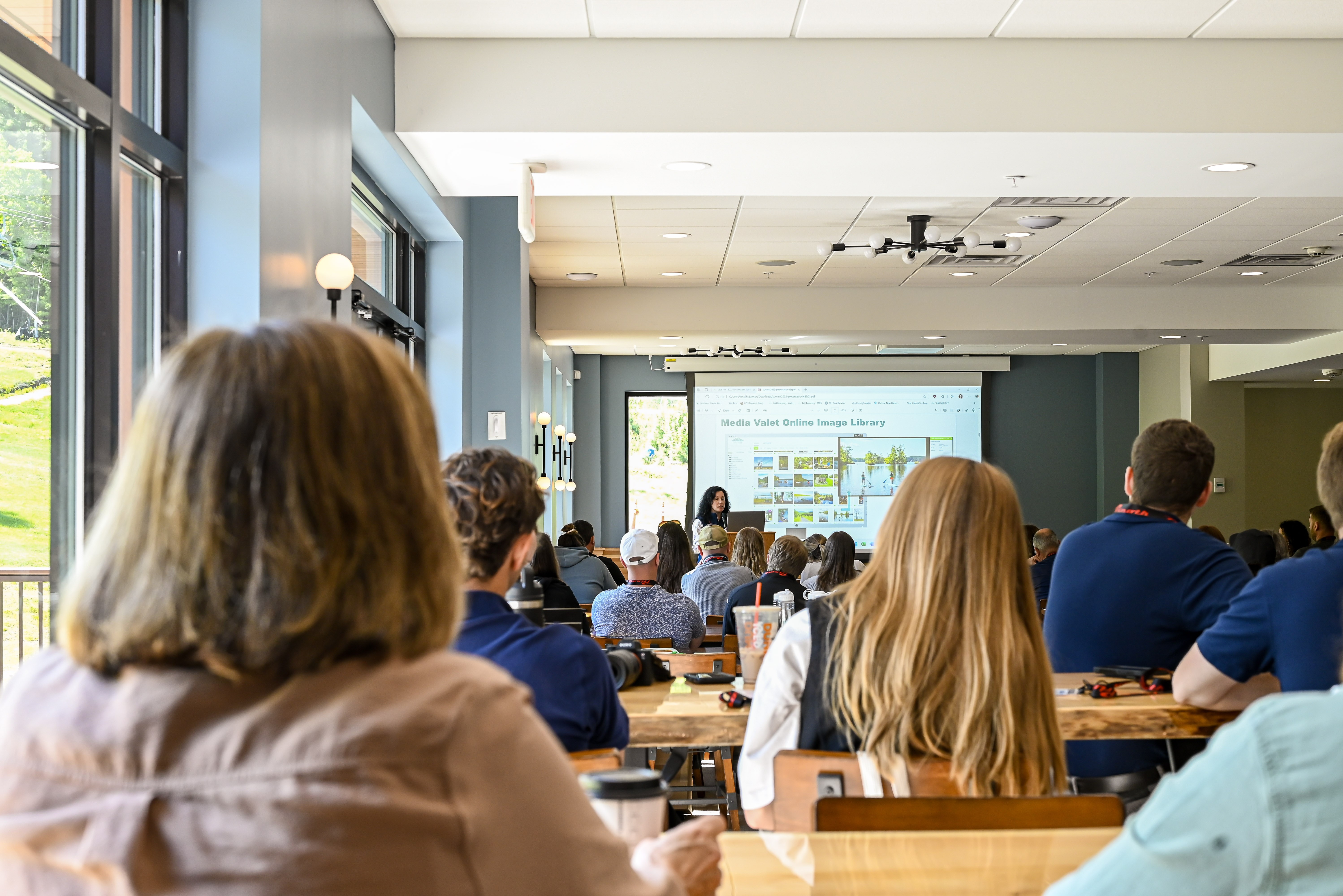 Classroom set up for SkiNH Annual Conference